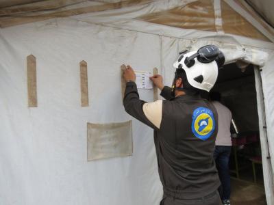 The resettlement of a former White Helmets volunteer to Germany