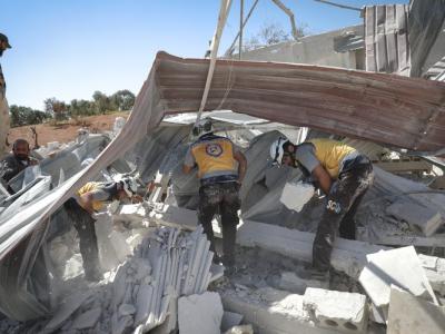 Russian escalation in Idlib countryside... 7 dead, including two children, in a massacre of warplanes