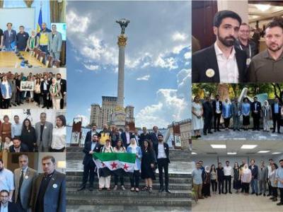 Members of Syrian civil society engage high level officials, including President Volodymyr Zelensky, as well as key Ukrainian stakeholders, in Kyiv, to commemorate 10th Anniversary of Chemical Weapon attacks in Syria.