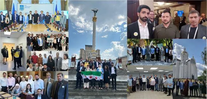 Members of Syrian civil society engage high level officials, including President Volodymyr Zelensky, as well as key Ukrainian stakeholders, in Kyiv, to commemorate 10th Anniversary of Chemical Weapon attacks in Syria.